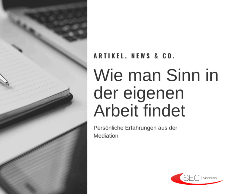 Mediation Schubert: Wie man Sinn in der eigenen Arbeit findet - Blog