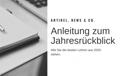 Mediation Schubert – Anleitung zum Jahresrückblick und Ausblick auf 2021