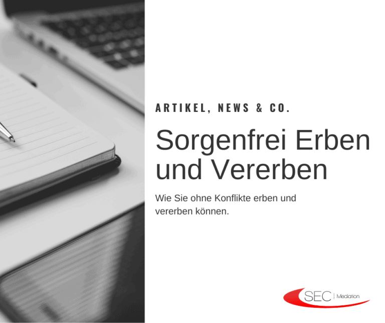 Mediation Schubert: Sorgenfrei Erben und Vererben - Blog