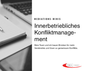Read more about the article Mediations-Minis: Innerbetriebliches Konfliktmanagement am Arbeitsplatz